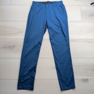 Under Armour The Showdown Pants Mens 32x32 Blue Performance Stretch Golf Casual